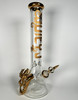Juicy Glass "Kraken's Gold" Octopus Beaker Bong – Luxury Metallic Edition (15)