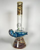 Handblown Deep Sea Anglerfish Beaker Bong – Heady Line-Work Edition (16")