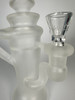 Illuminati Glass Frosted Recycler Water P97.99pe Matte Satin Glass Hookah Oil Rig (9")