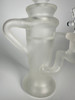 Illuminati Glass Frosted Recycler Water P97.99pe Matte Satin Glass Hookah Oil Rig (9")