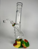 Waterfall Australia Gripped Glass Water Pipe Rasta Silicone Accents Quartz Banger Rig (13")