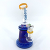 Cheech Glass: Blue Banger Hanger Water Pipe (8")
