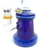 Cheech Glass: Blue Banger Hanger Water Pipe (8")