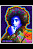 Jimi Hendrix Portrait Fleece Throw Blanket (50"x60")