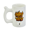 Roast and Toast Pipe Mug - White Graffiti