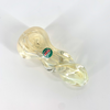 Fumed Twisted Neck Spoon Hand Pipe (3.5")
