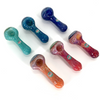 Frit Flower End Hand Pipe (4.5")