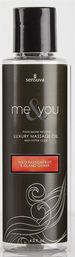 Me and You Massage Oil - Wild Passionfruit and Island Guava - 4.2 Fl. Oz.