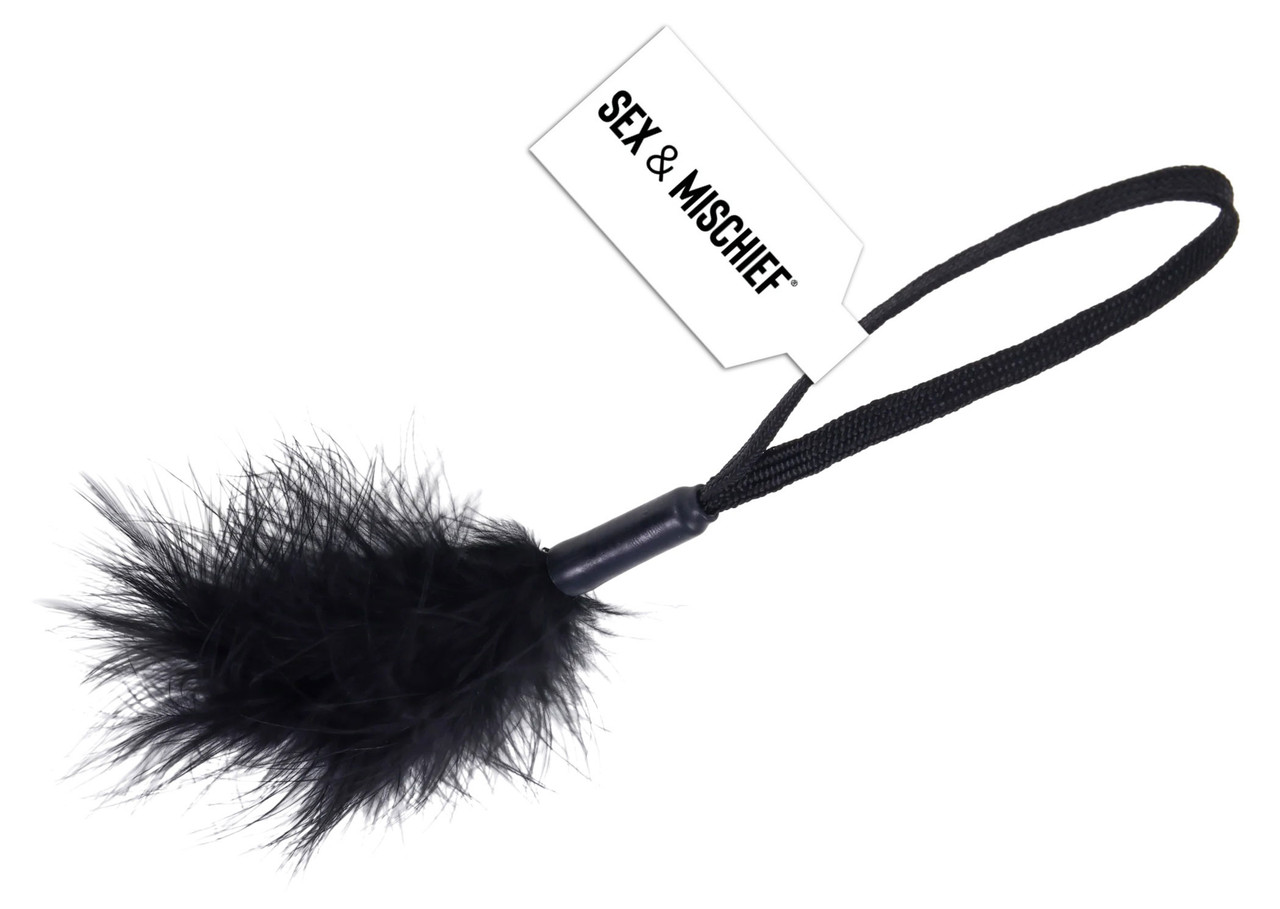 Black Wrist Feather Tickler