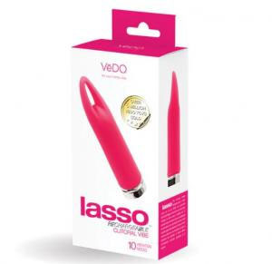 Lasso Rechargeable Clitoral Bullet Vibrator - Pink