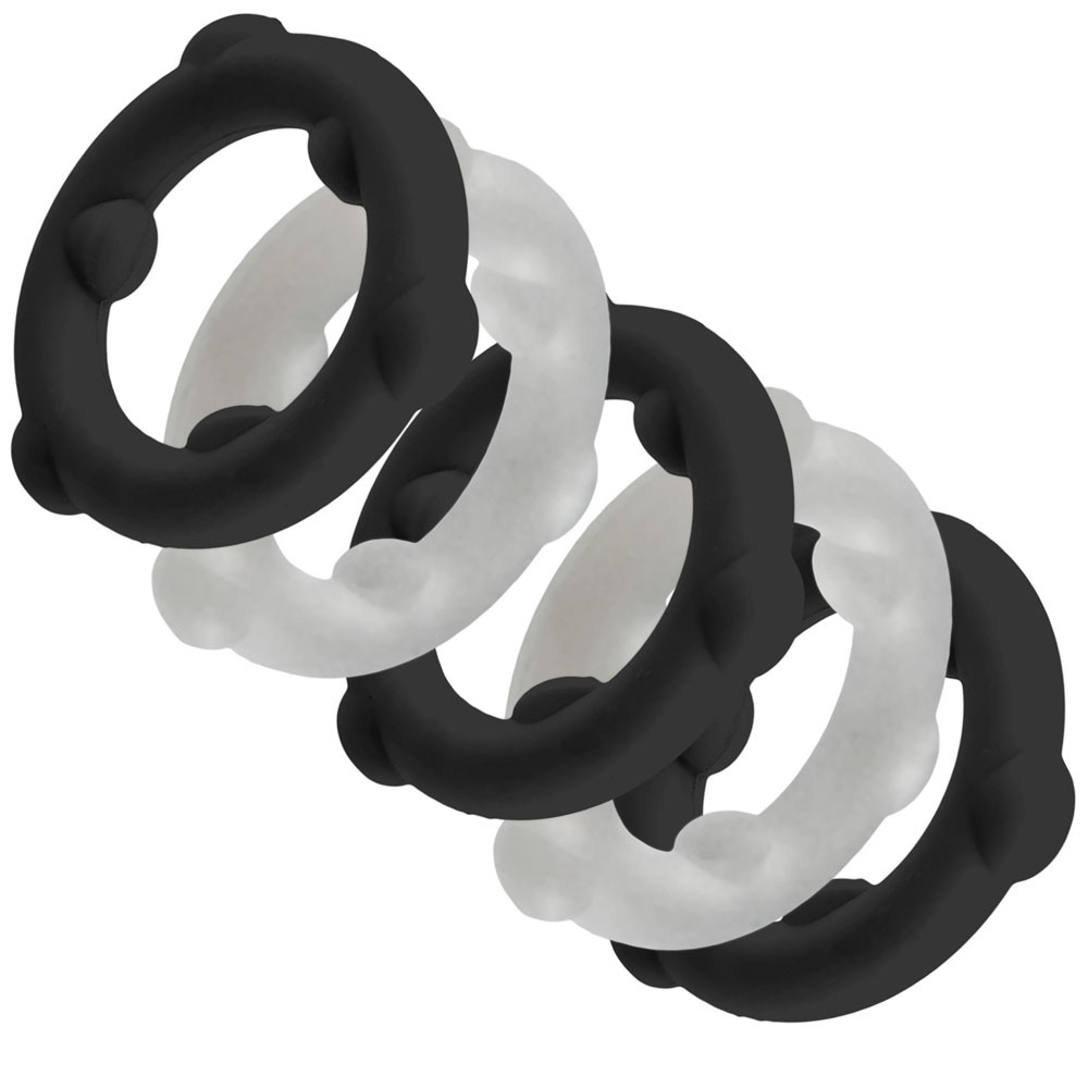 Gearheads 5 Pack Spinner Rings - Black Vapor