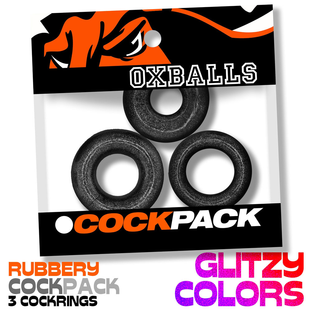 Cockpack Multi Design 3 Pack - Black Mica
