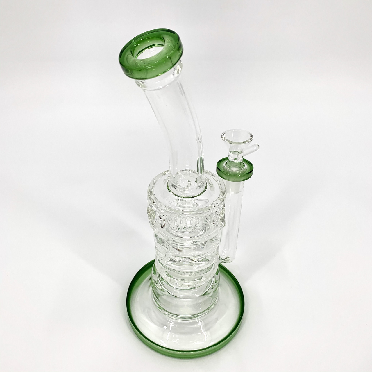 Bent Neck Dual Honeycomb Swiss Perc Rig (10")