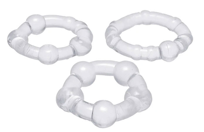 Performance Penis Ring Set of 3 - Clear
