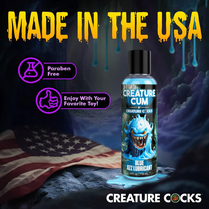 Creature Cum Blue Water-Based Lubricant 4oz