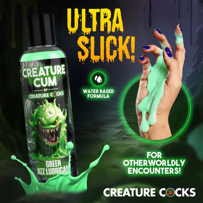 Creature Cum Green Water-Based Lubricant 4oz