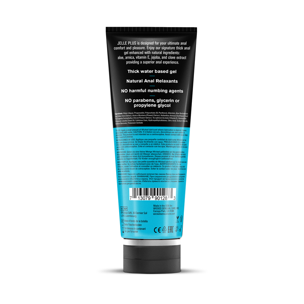 Aqua Jelle Plus - Anal Lubricant With Relaxants 8 Oz