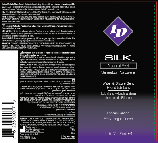 ID Silk Silicone and Water Blend Lubricant 4.4 Oz