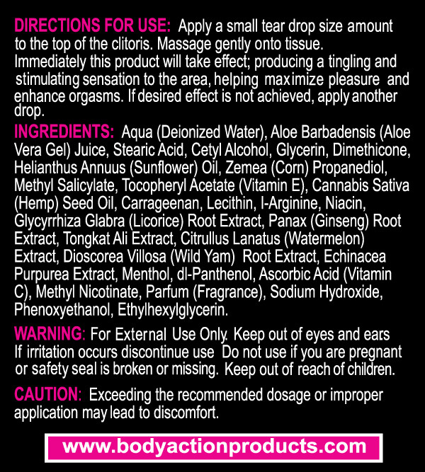 Hempleasure for Women 0.5 Oz 15 ml