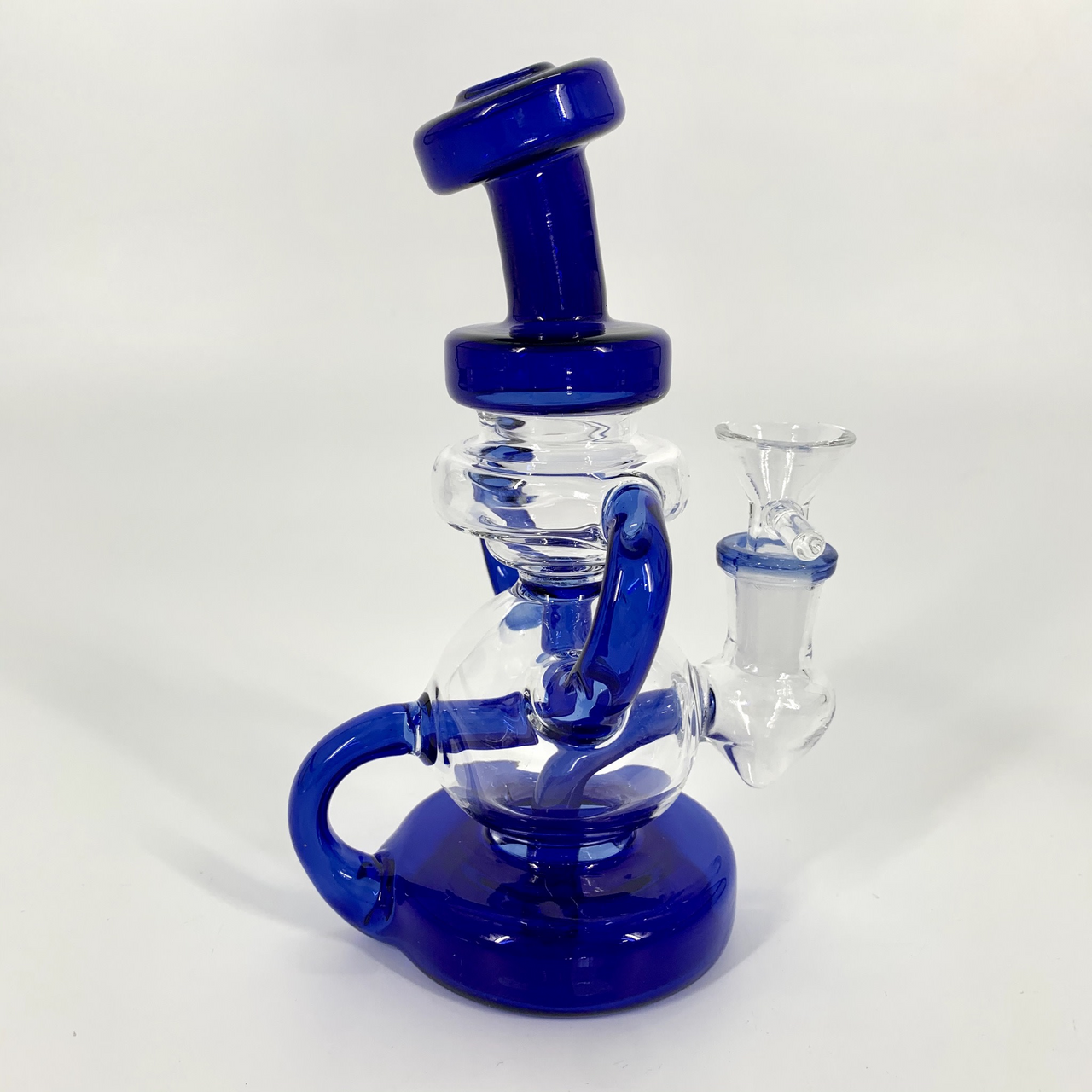Bent Neck Recycler Water Pipe (6")