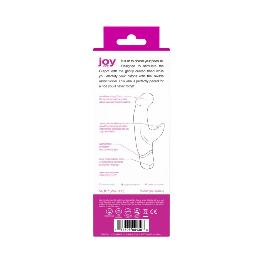 Joy Mini Vibe - Hot in Bed Pink