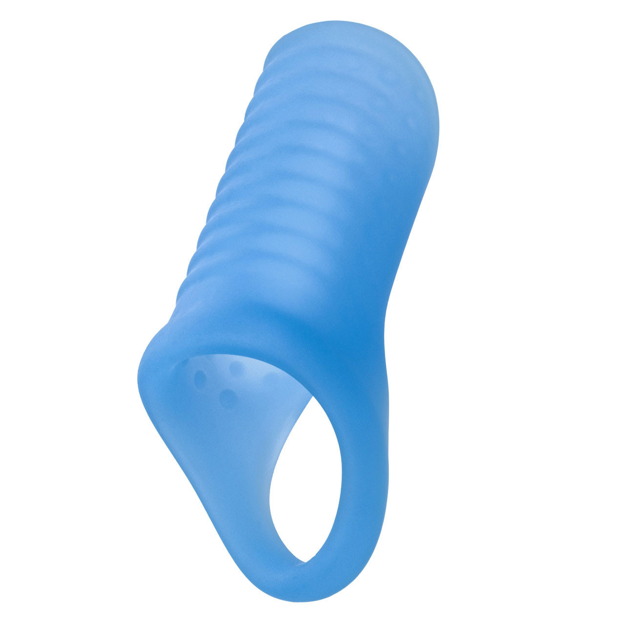 Basic Essentials Liquid Silicone Pleasure Enhance - Blue