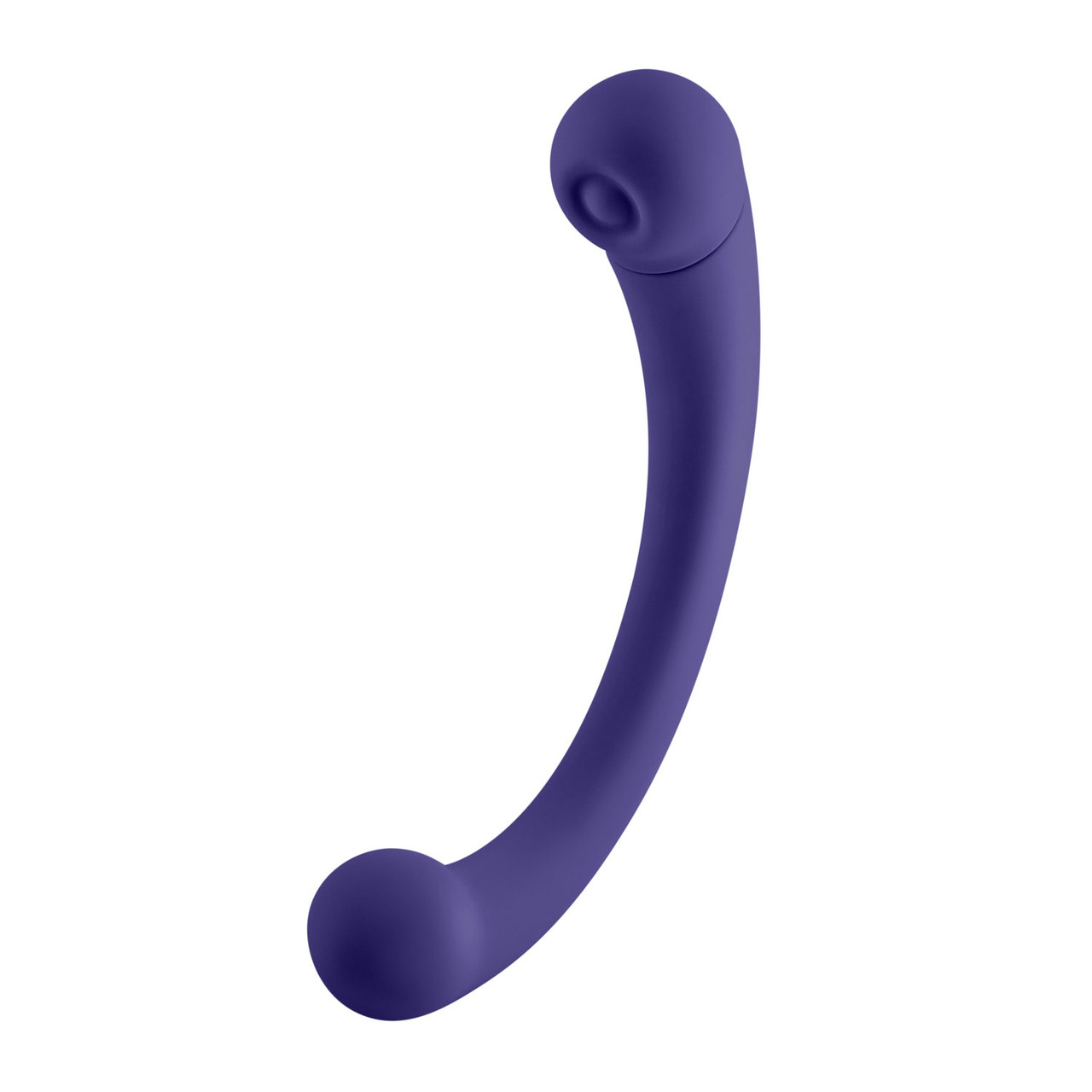 Aluna Dual Stimulating Arc Vibrator - Dark Purple