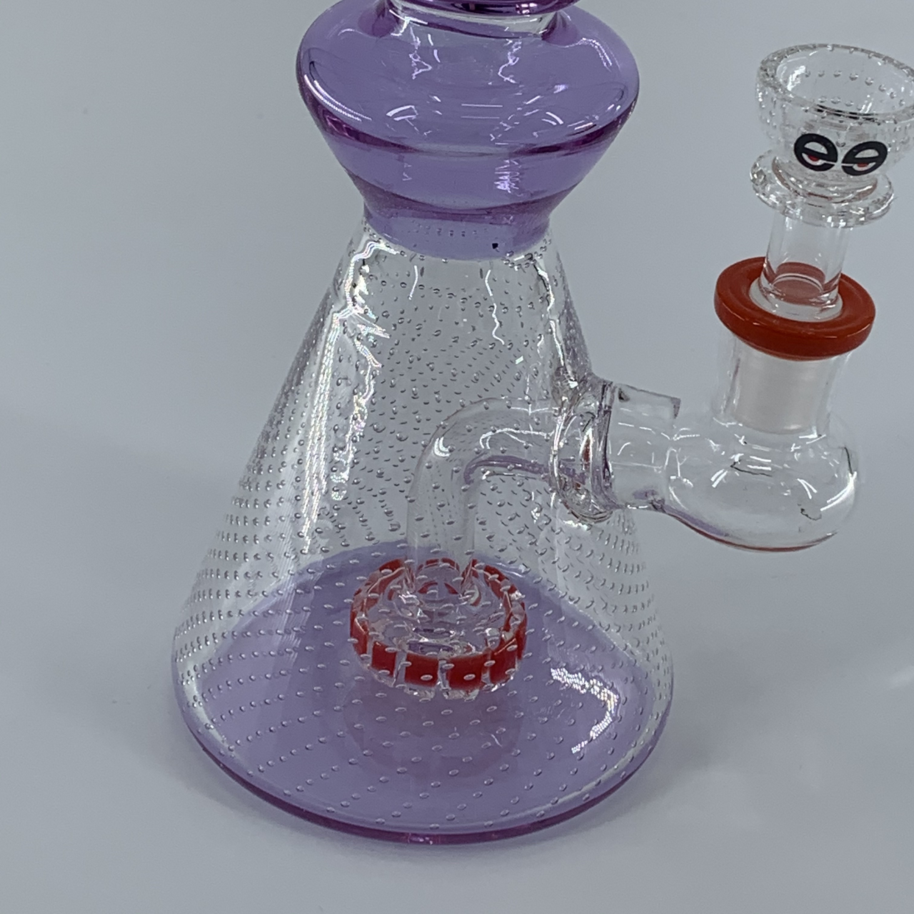 Cheech Glass Showerhead Dot Water Pipe (9")
