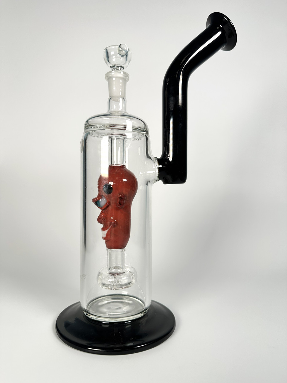The Crush Glass "Hellfire Demon" Handblown Water Pipe (12")