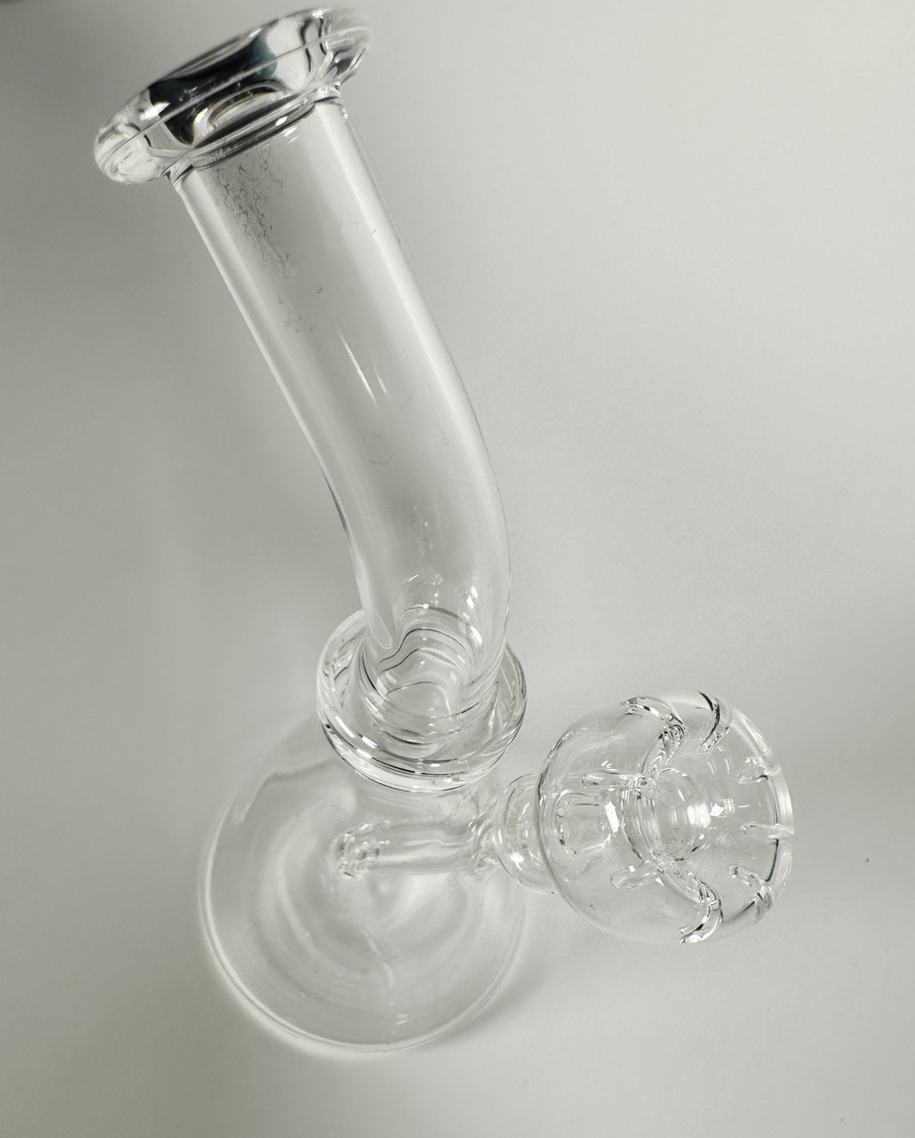 Premium Mini Glass Beaker Bong – Portable Pocket Water Pipe (5")