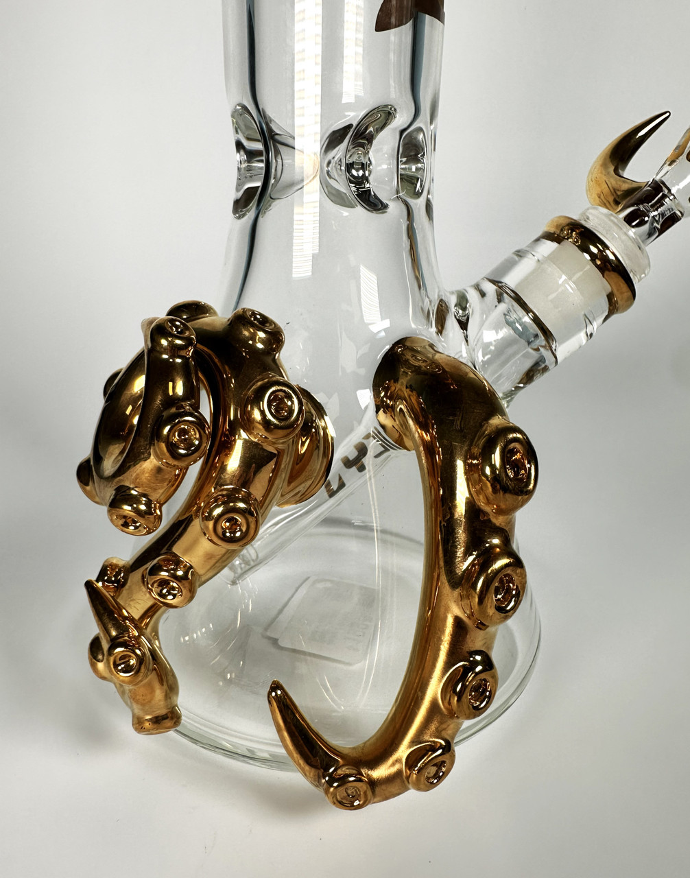 Juicy Glass "Kraken's Gold" Octopus Beaker Bong – Luxury Metallic Edition (15)