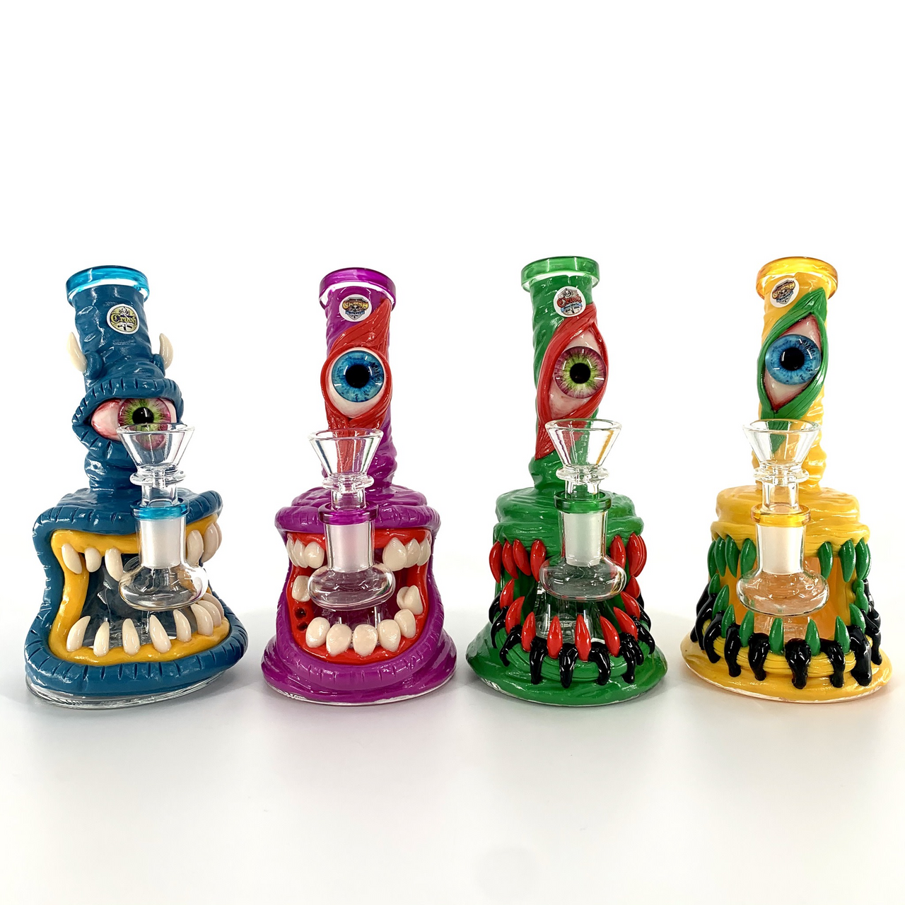 The Crush Glass Mutant Monster Resin Water Pipes (6.5")