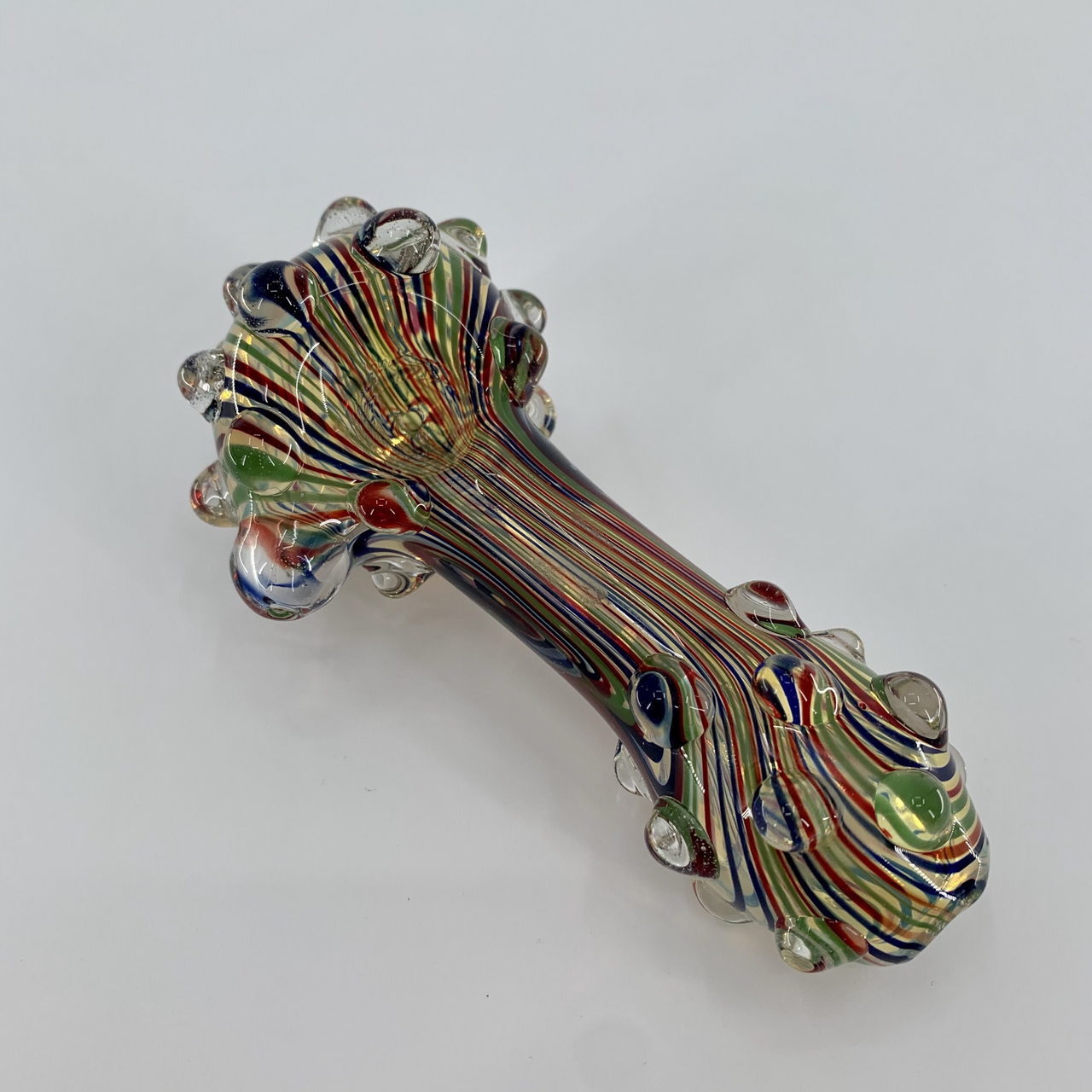 The Crush Glass: Marbled Full Reversal Hand Pipe (5")