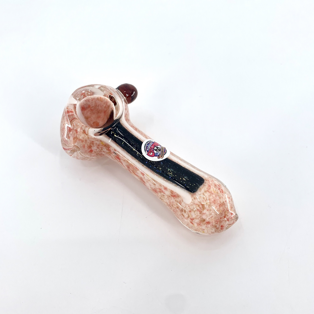 The Crush Glass: Bright Frit Hand Pipe (3")