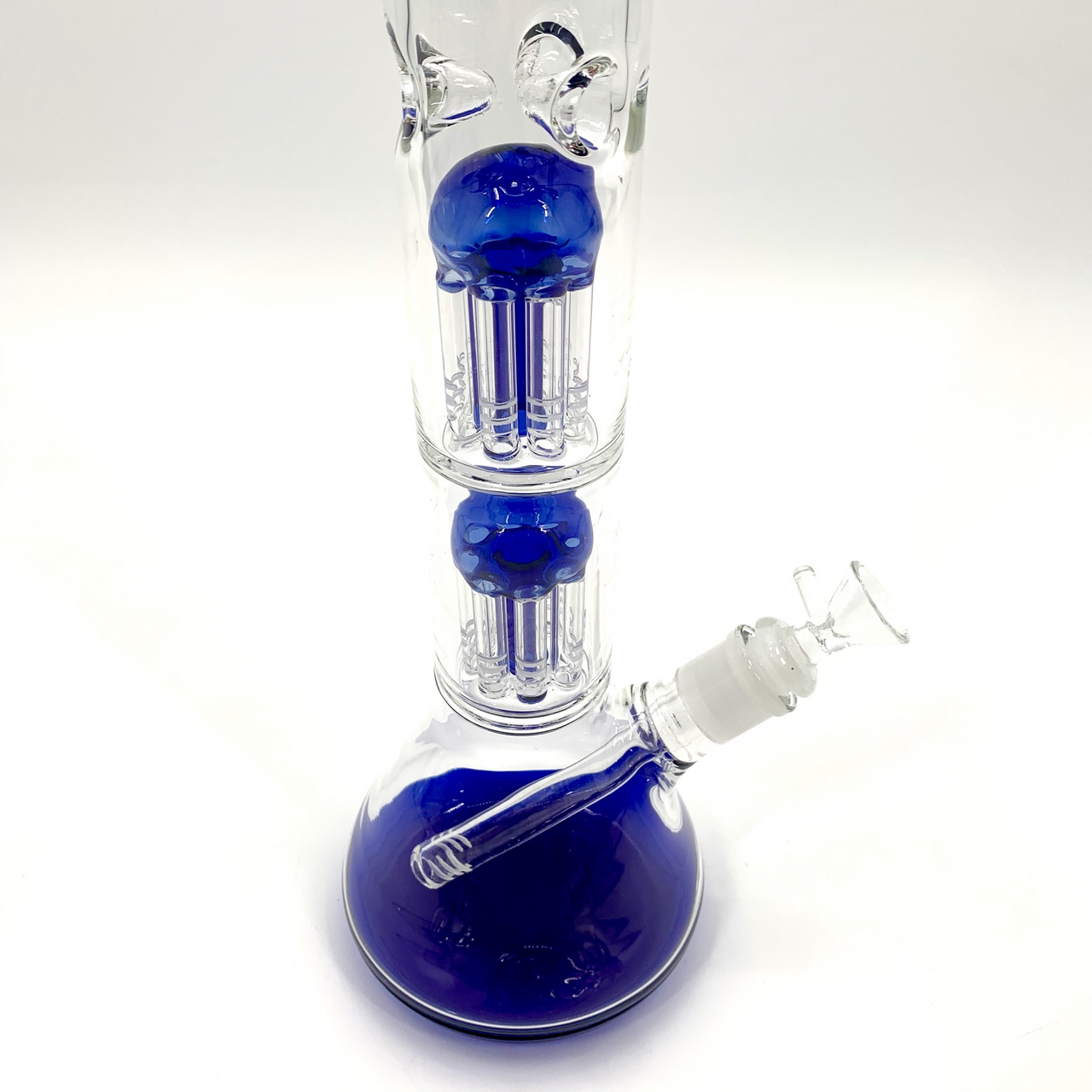 Double Tree Perc Beaker Water Pipe (16")