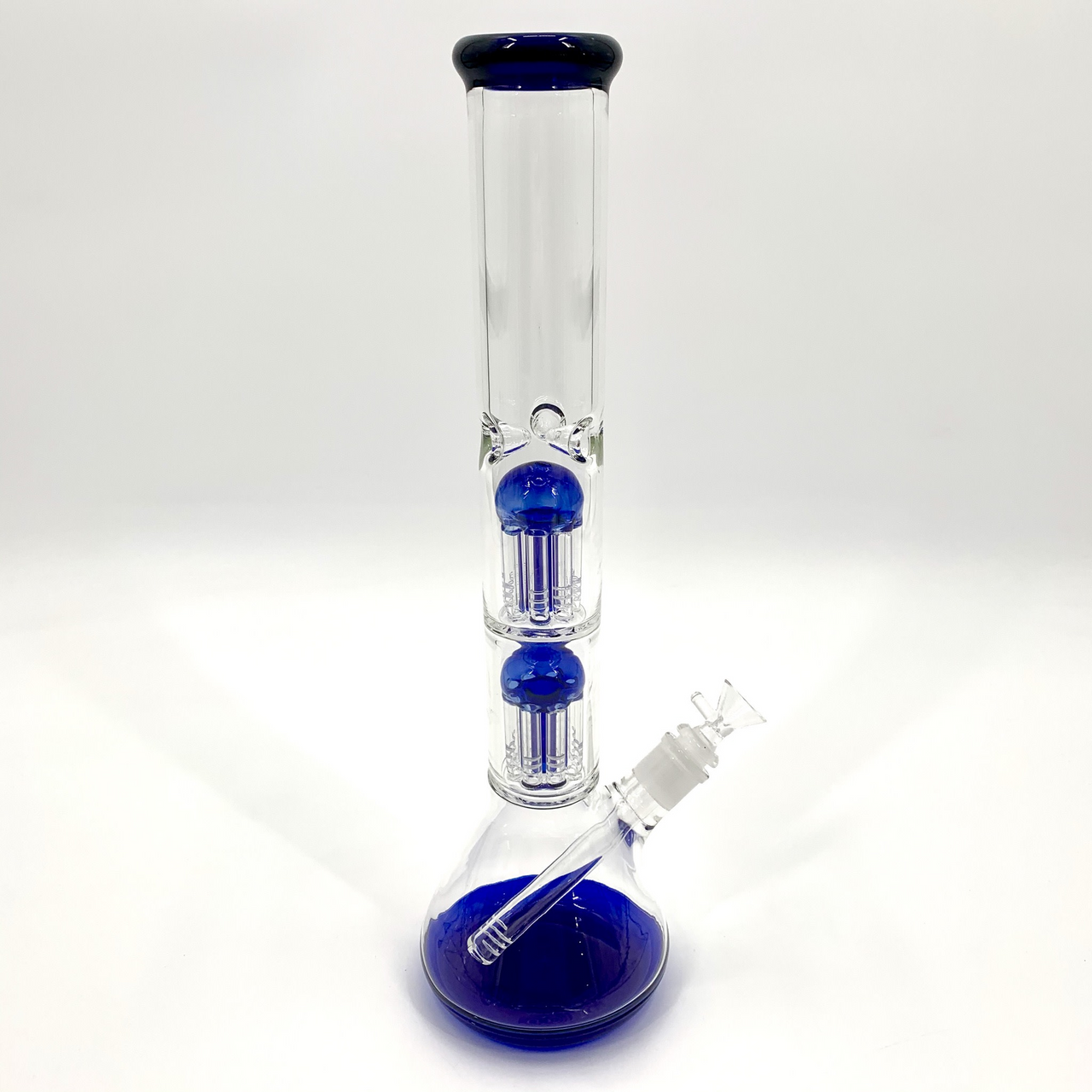 Double Tree Perc Beaker Water Pipe (16")