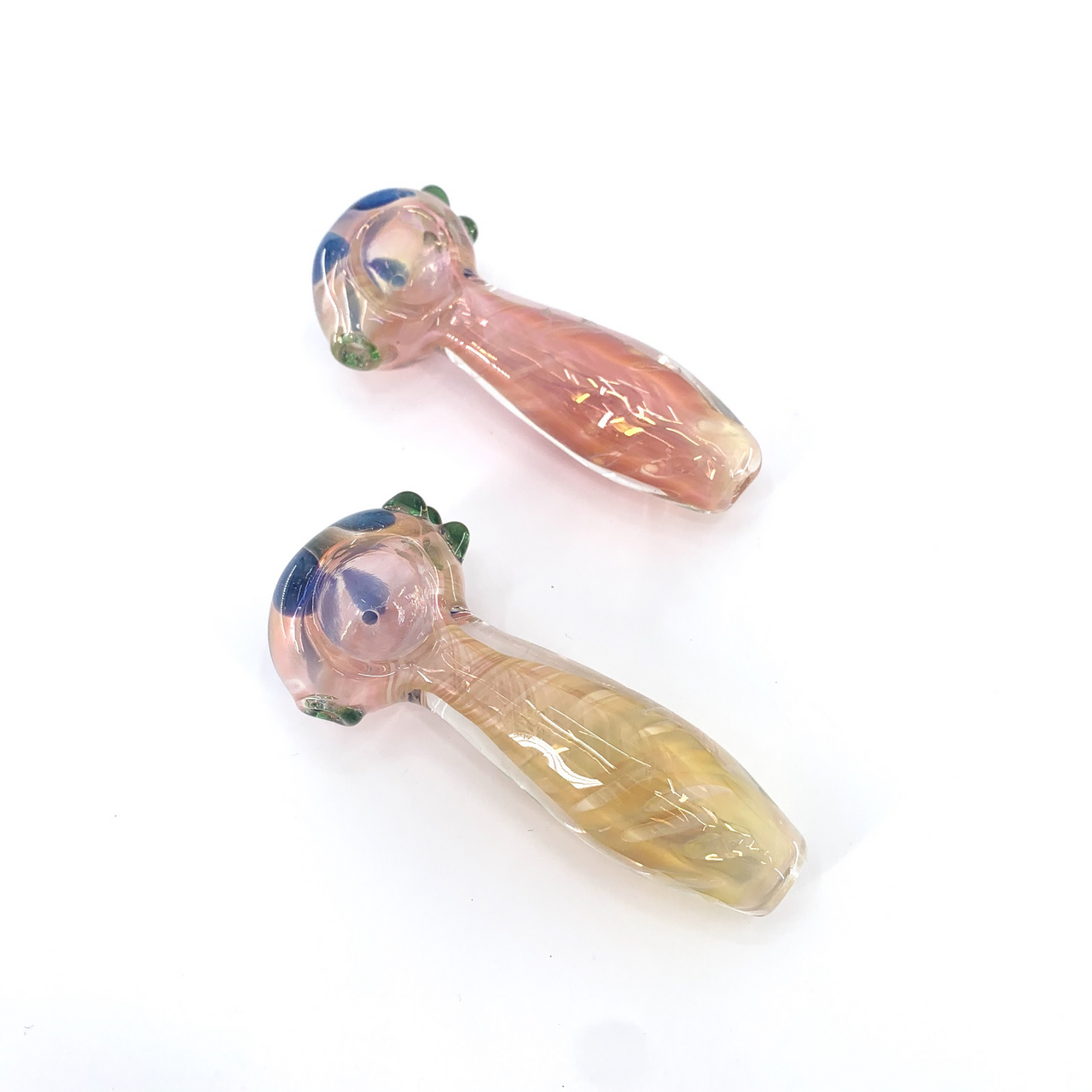 The Crush Glass: Gold Fumed Hand Pipe (3.5")