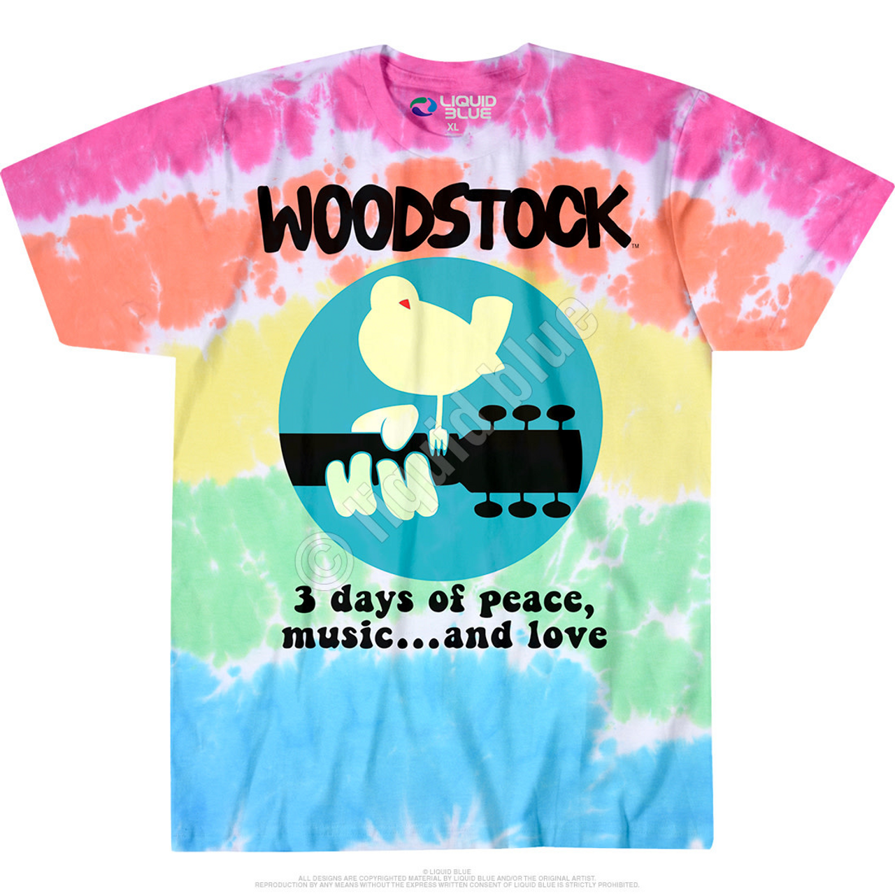 Liquid Blue Woodstock Banded T-Shirt