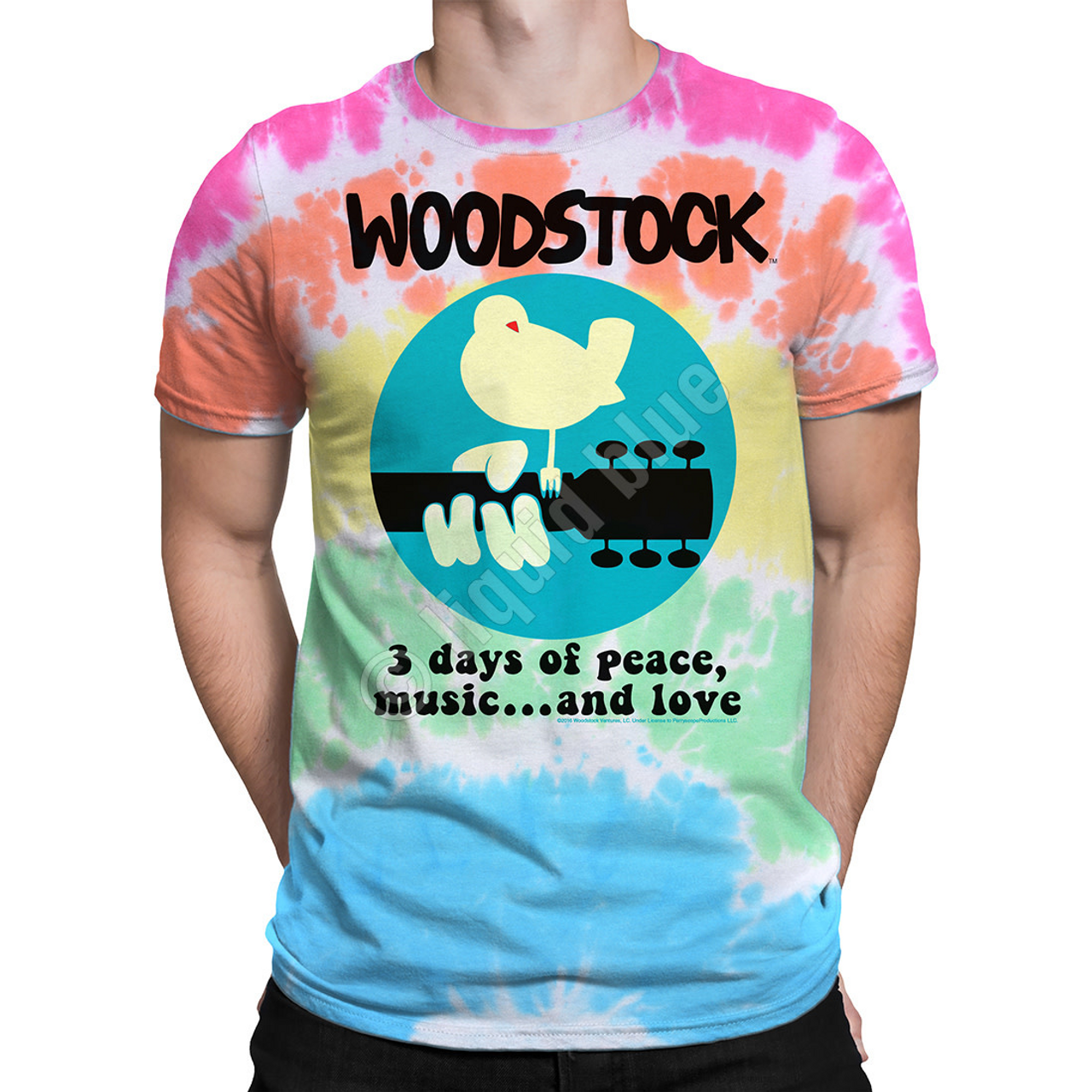 Liquid Blue Woodstock Banded T-Shirt