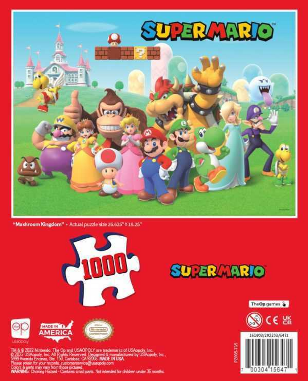 Super Mario "Mushroom Kingdom 1000 Piece Puzzle