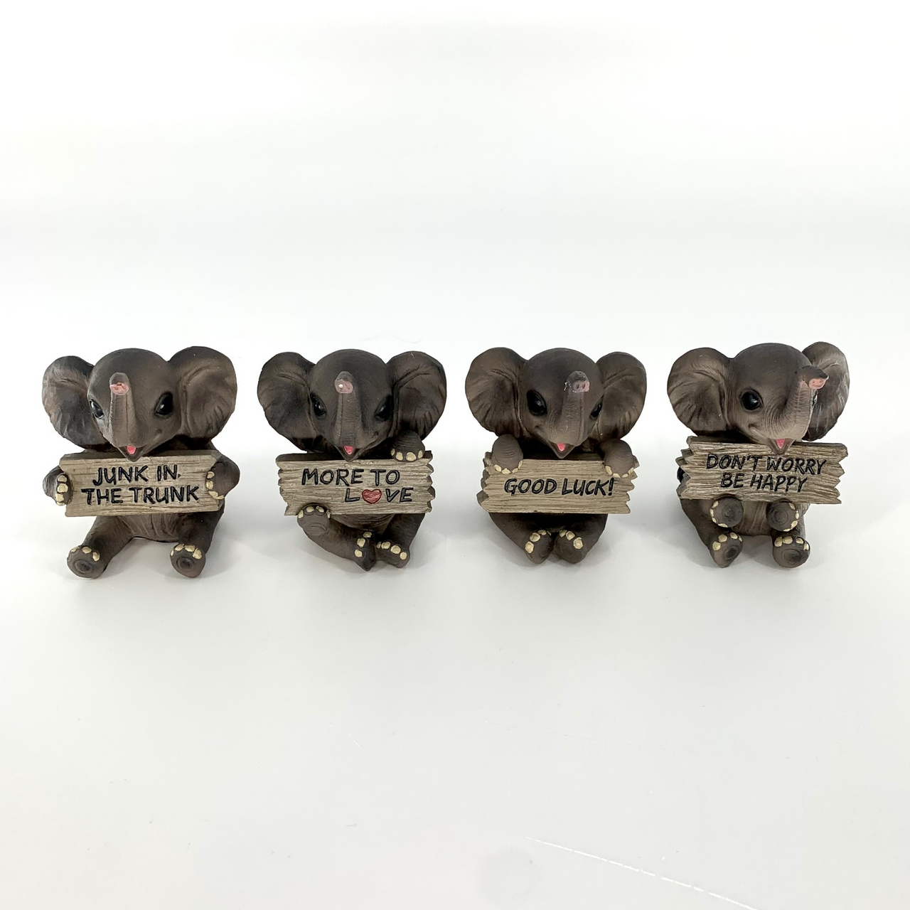 Trunk Of Luck Elephant Figurin