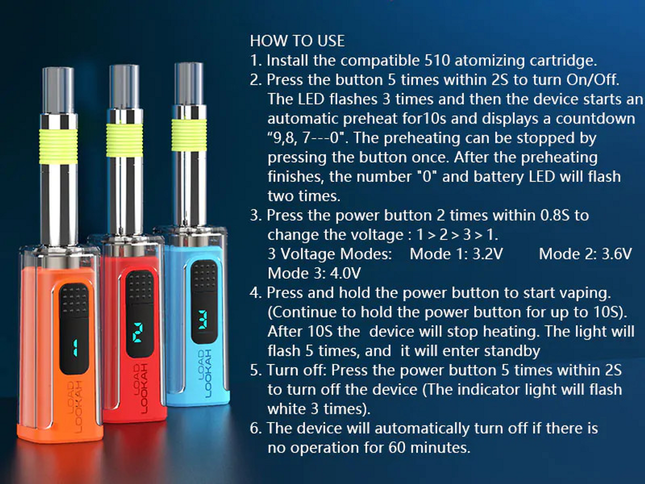 Lookah Load Cartridge Vape - Shag Alternative Superstore