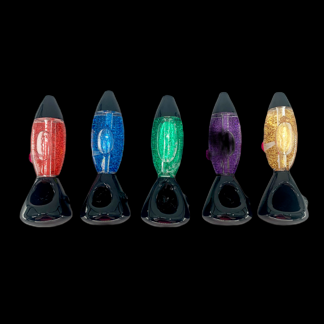 Lava Lamp Freezable Glycerin Hand Pipe (4.5")