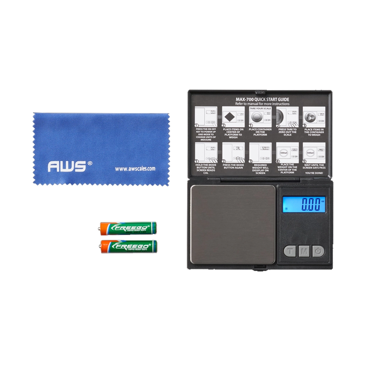 AWS Max-700 Digital Postal Scale 700x0.01g