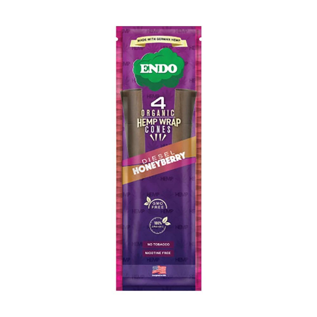Endo Hemp Wraps Flavored Pre-Rolled Cones (4 Pack)