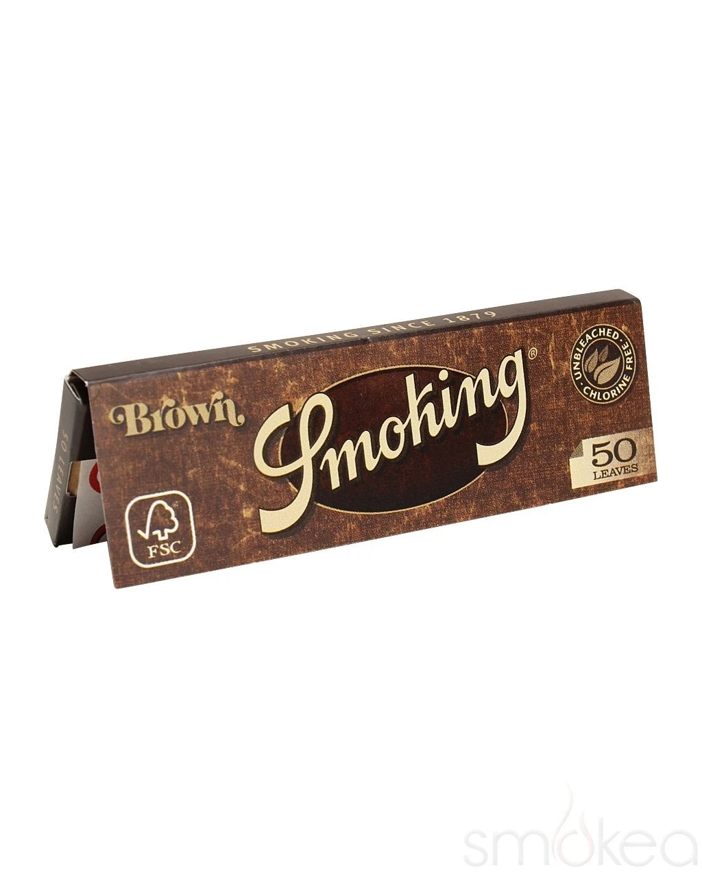 Smoking Brown Unbleached Regular Size Rolling Papers (1 1/4")