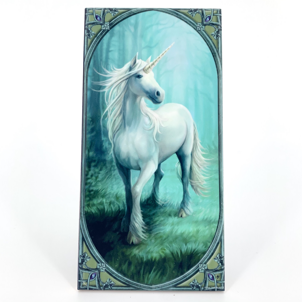 Forest Unicorn Decorative Art Tile