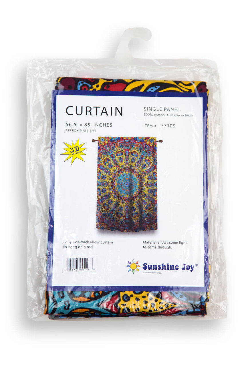 3D Sunburst Curtain (56.5"x85")