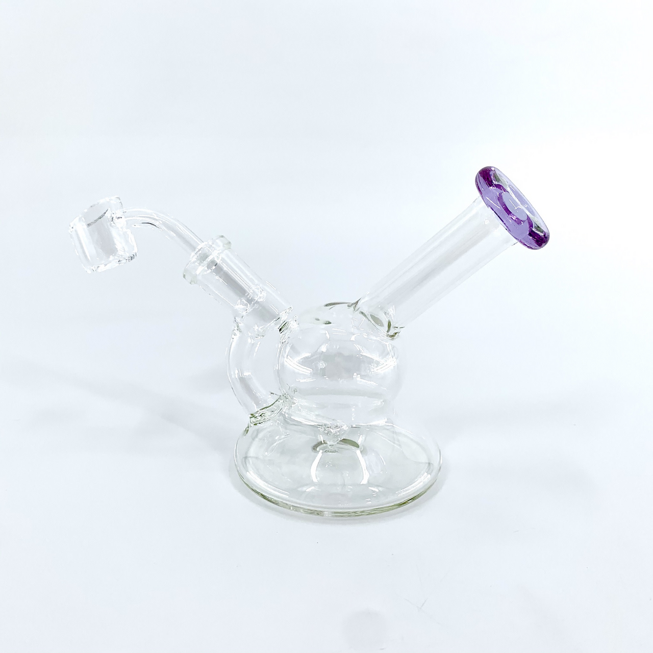 Bent Neck Layback Banger Hanger Water Pipe (5")