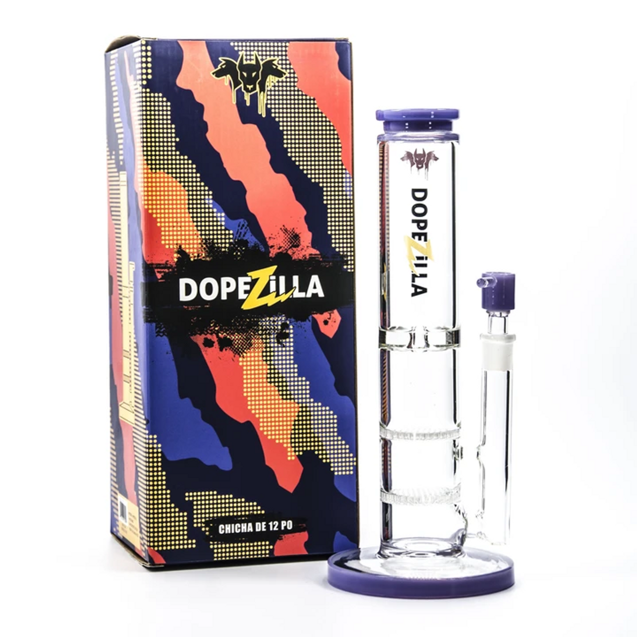 Dopezilla Cerberus WaterPipe (12")